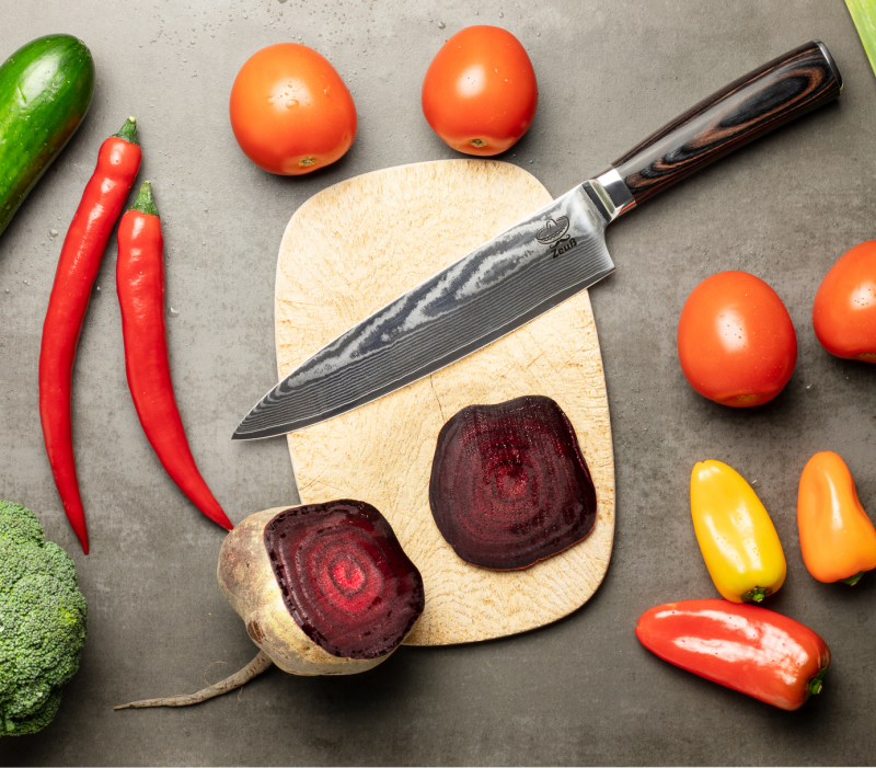Zeuß Chefmesser Damastmesser Küchenmesser LH Lifestyle Kochmesser